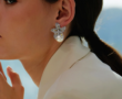 Boucles d&rsquo;Oreilles Croix Baroques Vintage 